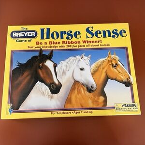 Breyer Horse Sense‎ Board Game Original Complete
